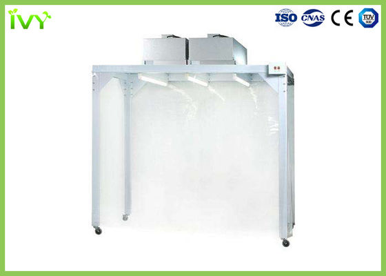 Einfacher Klasse 100 modularer Cleanroom-Stand-einfache Installation mit PVC-Vorhang