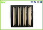 Compact Mini Pleated Panel Air Filters , Portable Hepa Filter 0.3um Porosity